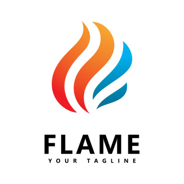 Flame Abstract Logo Templates 407311