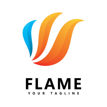 Flame Abstract Logo Templates 407313