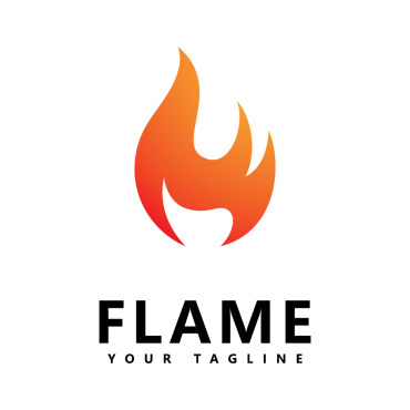 Flame Abstract Logo Templates 407314