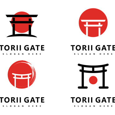 Gate Illustration Logo Templates 407326