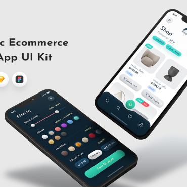 Shopping Mobile UI Elements 407354