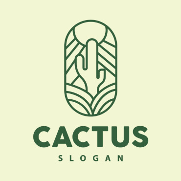 Plant Cactus Logo Templates 407370