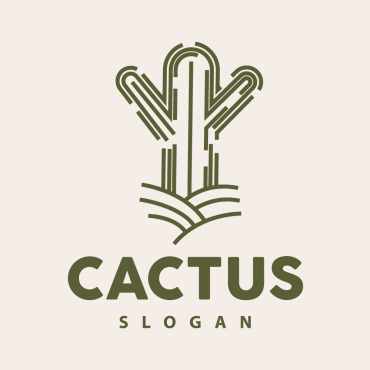 Plant Cactus Logo Templates 407373