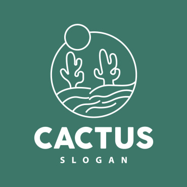 Plant Cactus Logo Templates 407375
