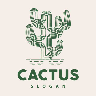 Plant Cactus Logo Templates 407379