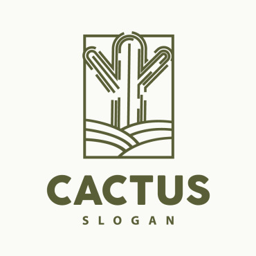 Plant Cactus Logo Templates 407381