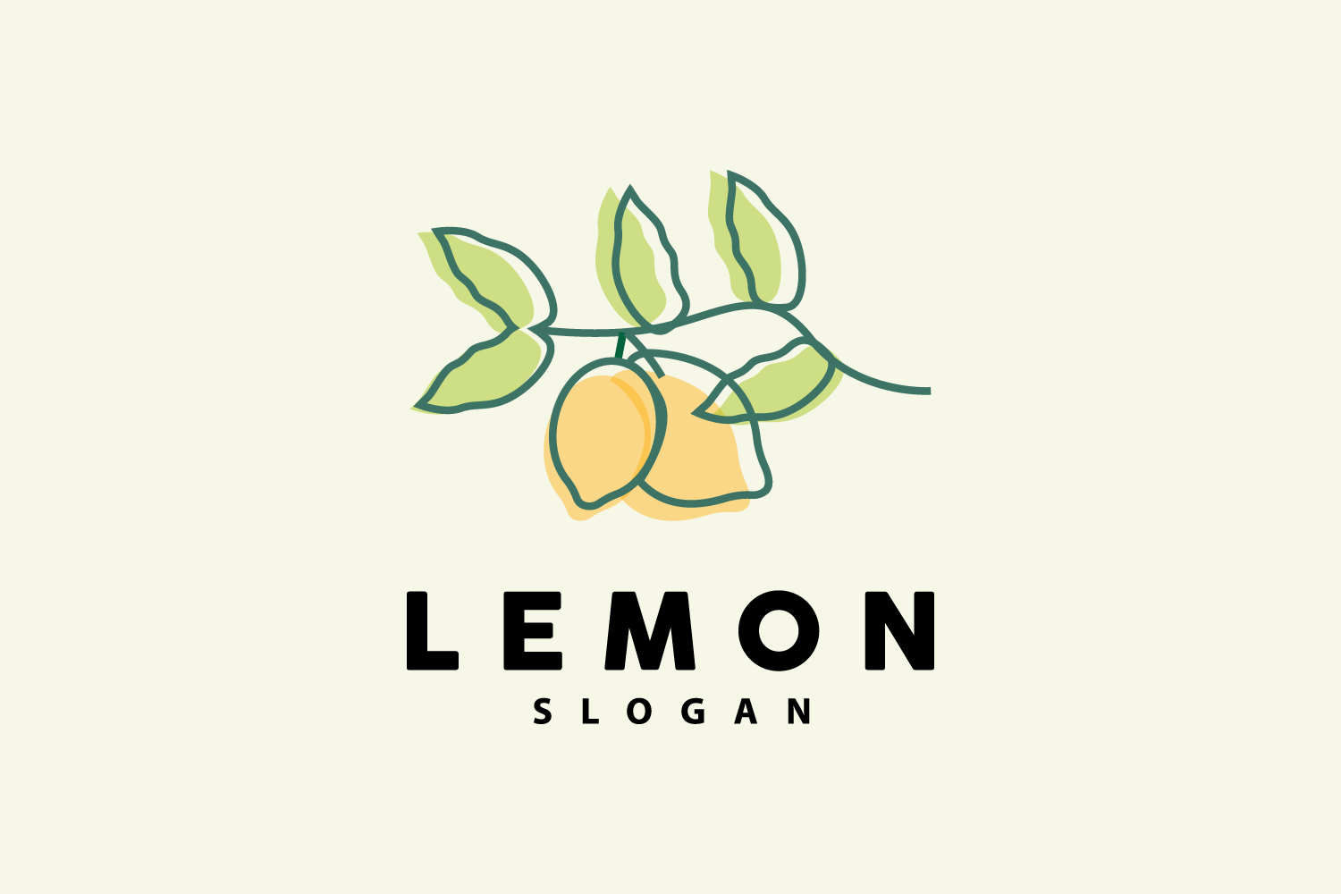 Lemon Logo Fresh Lemon Juice IllustrationV10