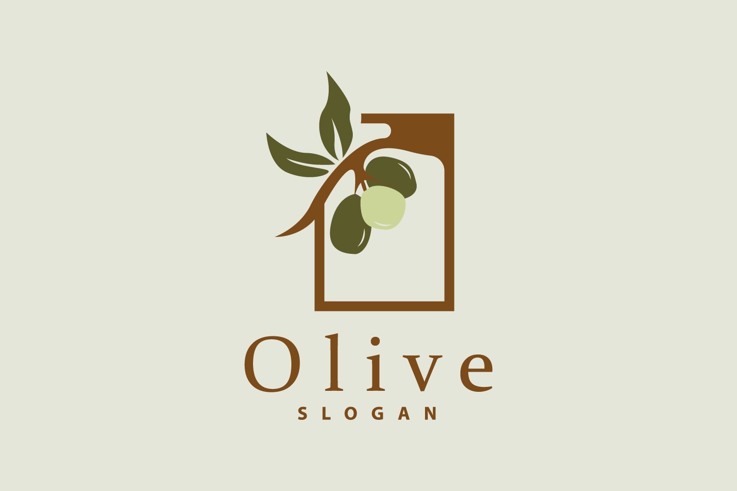 Olive Oil Logo Olive Leaf PlantV29