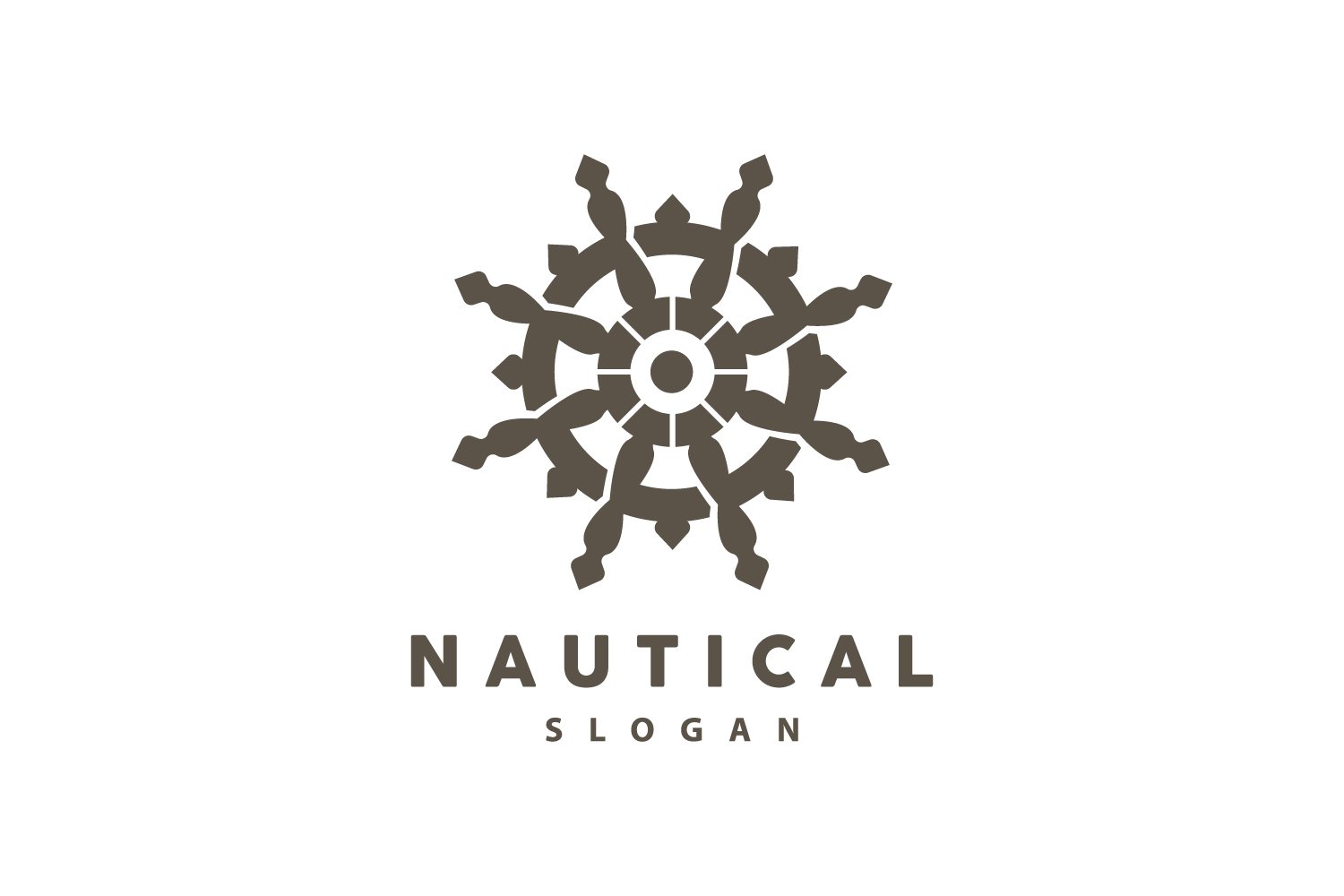 Ship Logo Nautical Maritime Vector SimpleV6