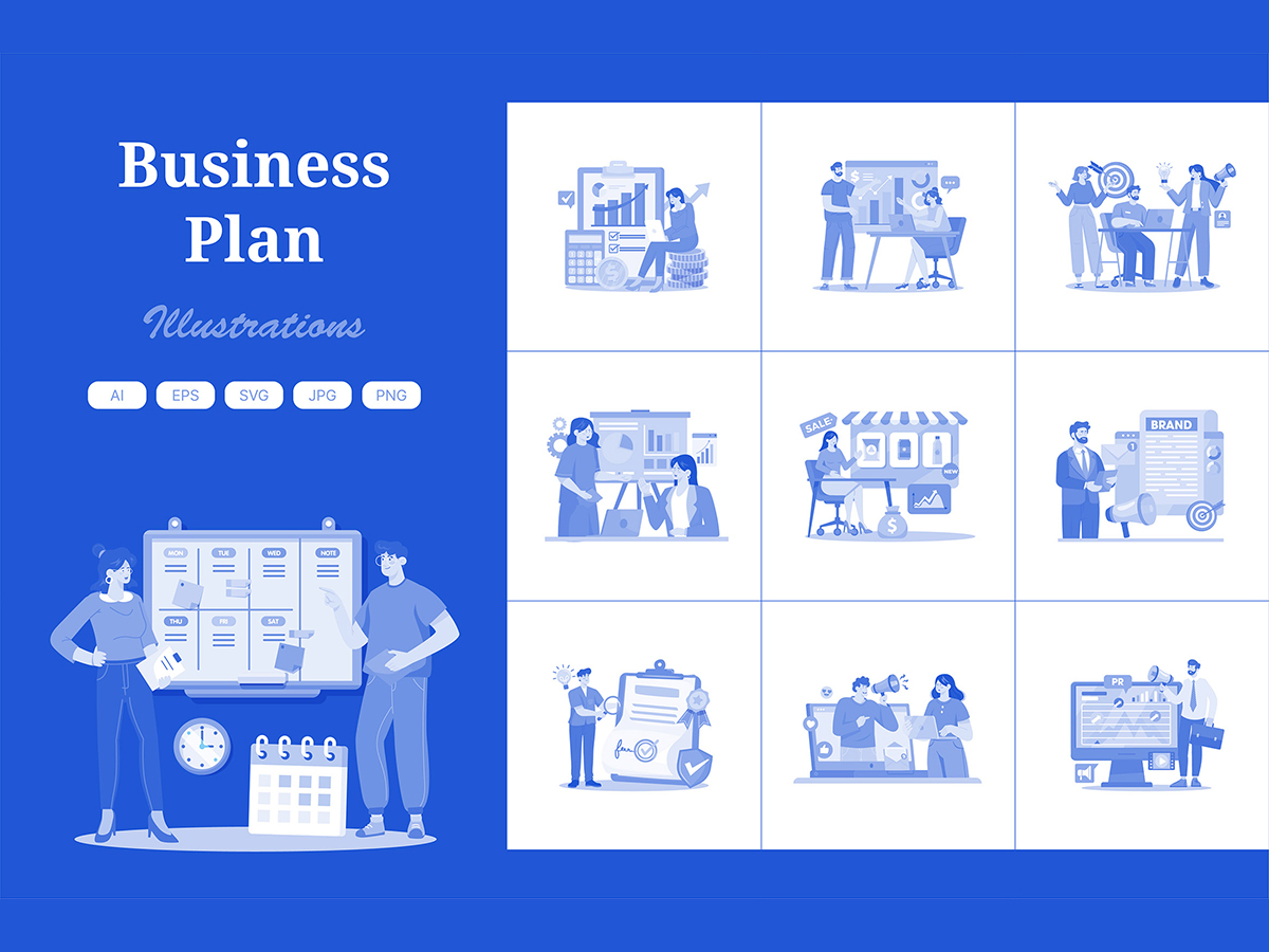 M725_ Business Plan Illustration Pack