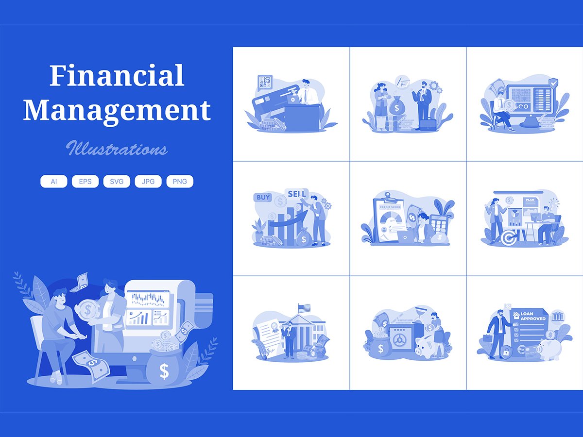 M724_Financial Management Illustration Pack