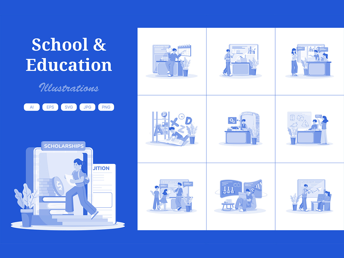 M721_ Education Illustration Pack