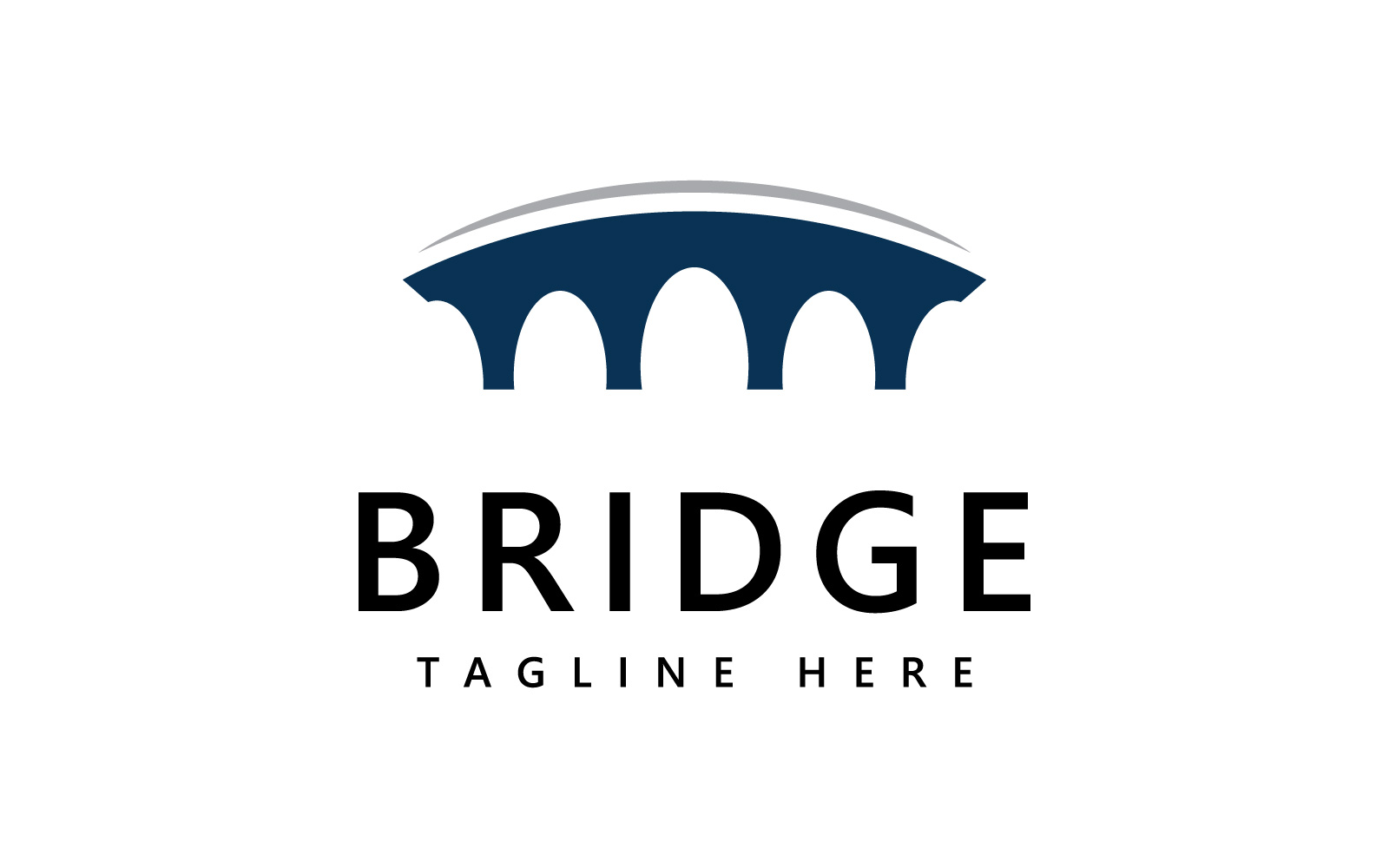 Bridge logo icon design template V1