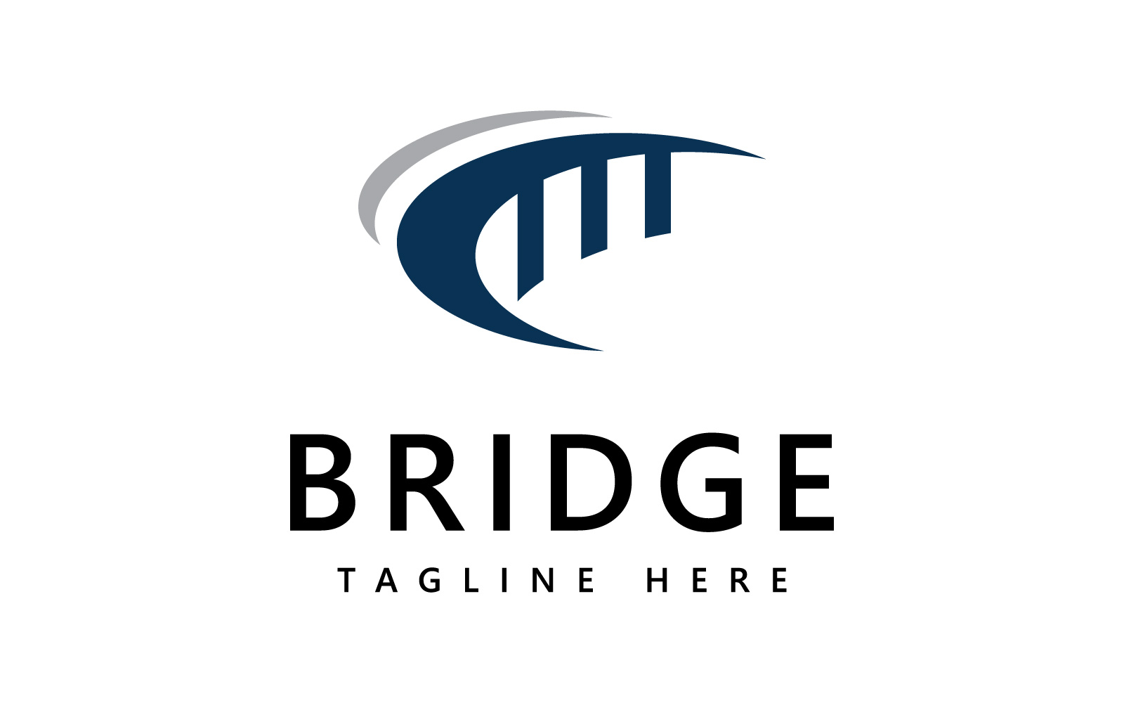 Bridge logo icon design template V2