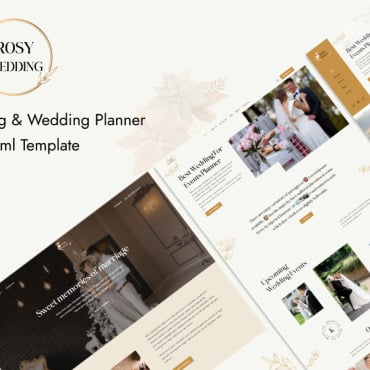 Bridegroom Business Responsive Website Templates 408511