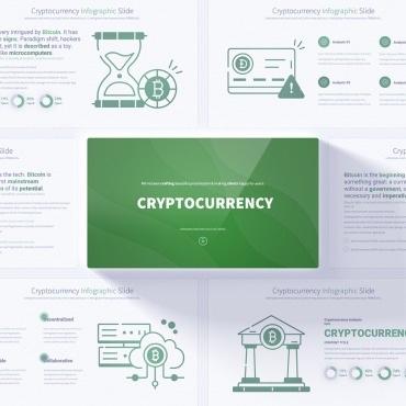 Cryptocurrency Blockchains PowerPoint Templates 408516
