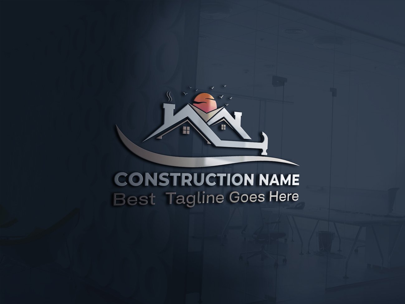Real Estate Logo Template-Construction Logo-Property Logo Design...35