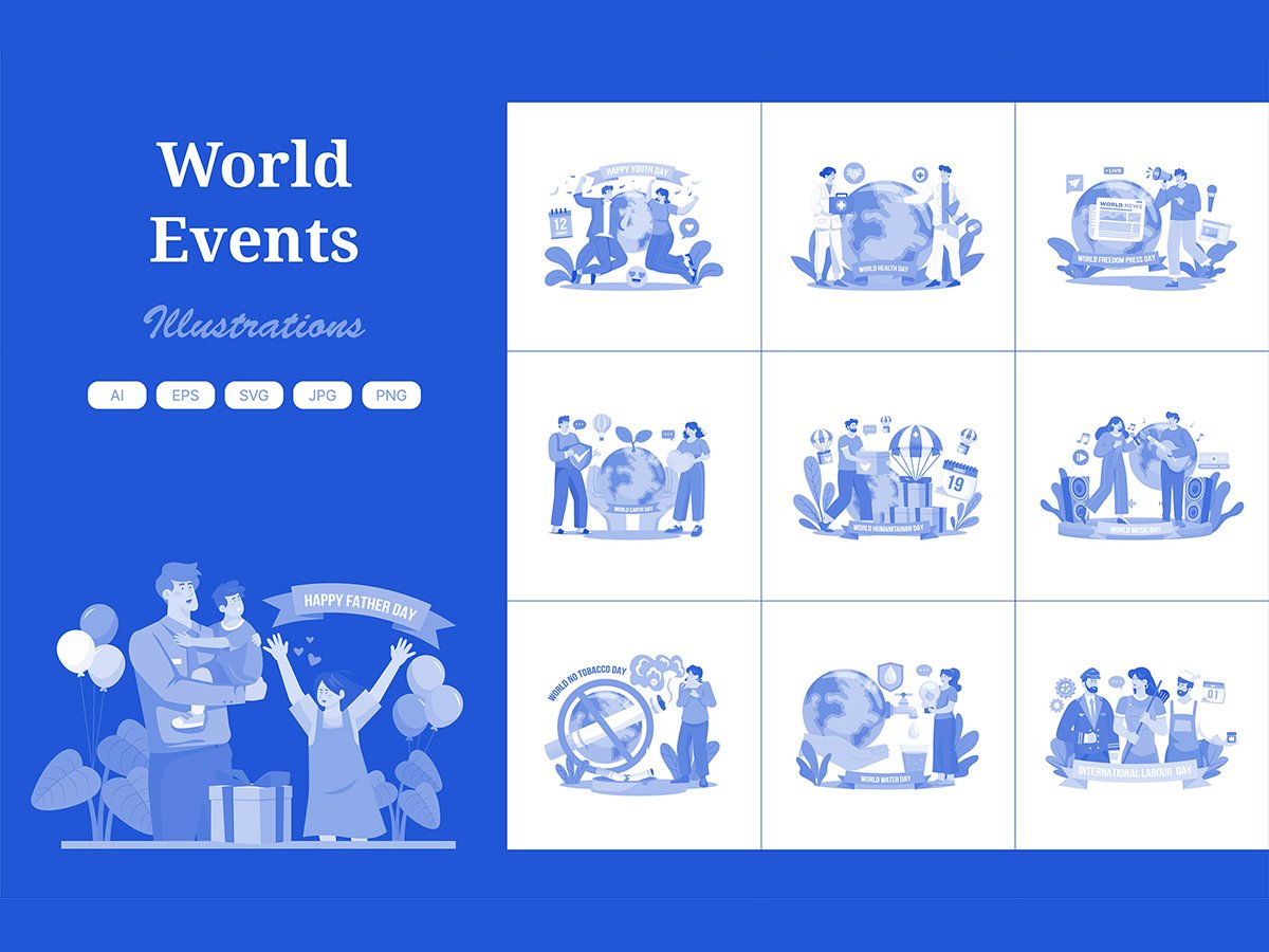 M697_ World Events Illustration Pack