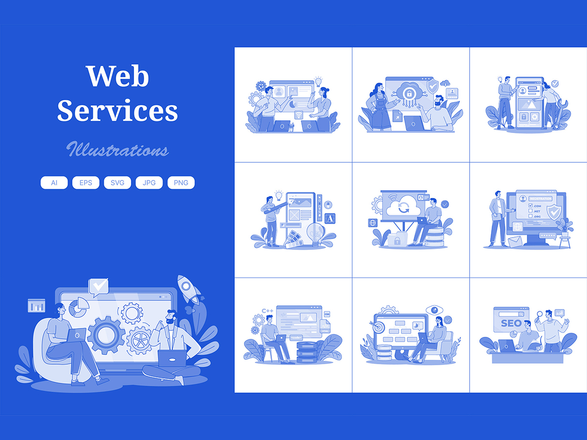 M690_ Web Services Illustration Pack 1