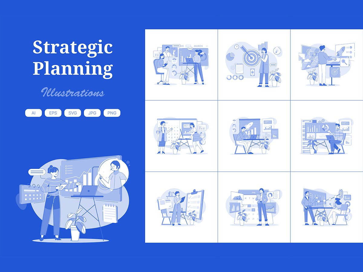 M670_ Strategic Planning Illustration Pack 1