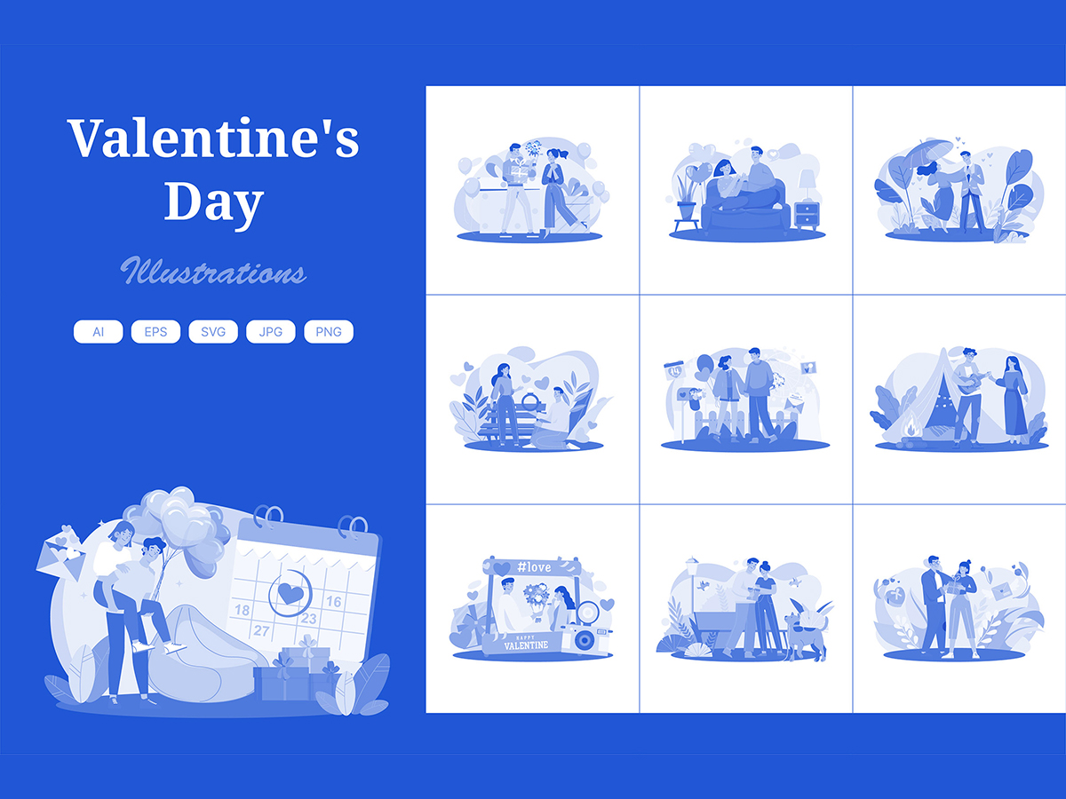 M660_ Valentine's Day Illustration Pack 1