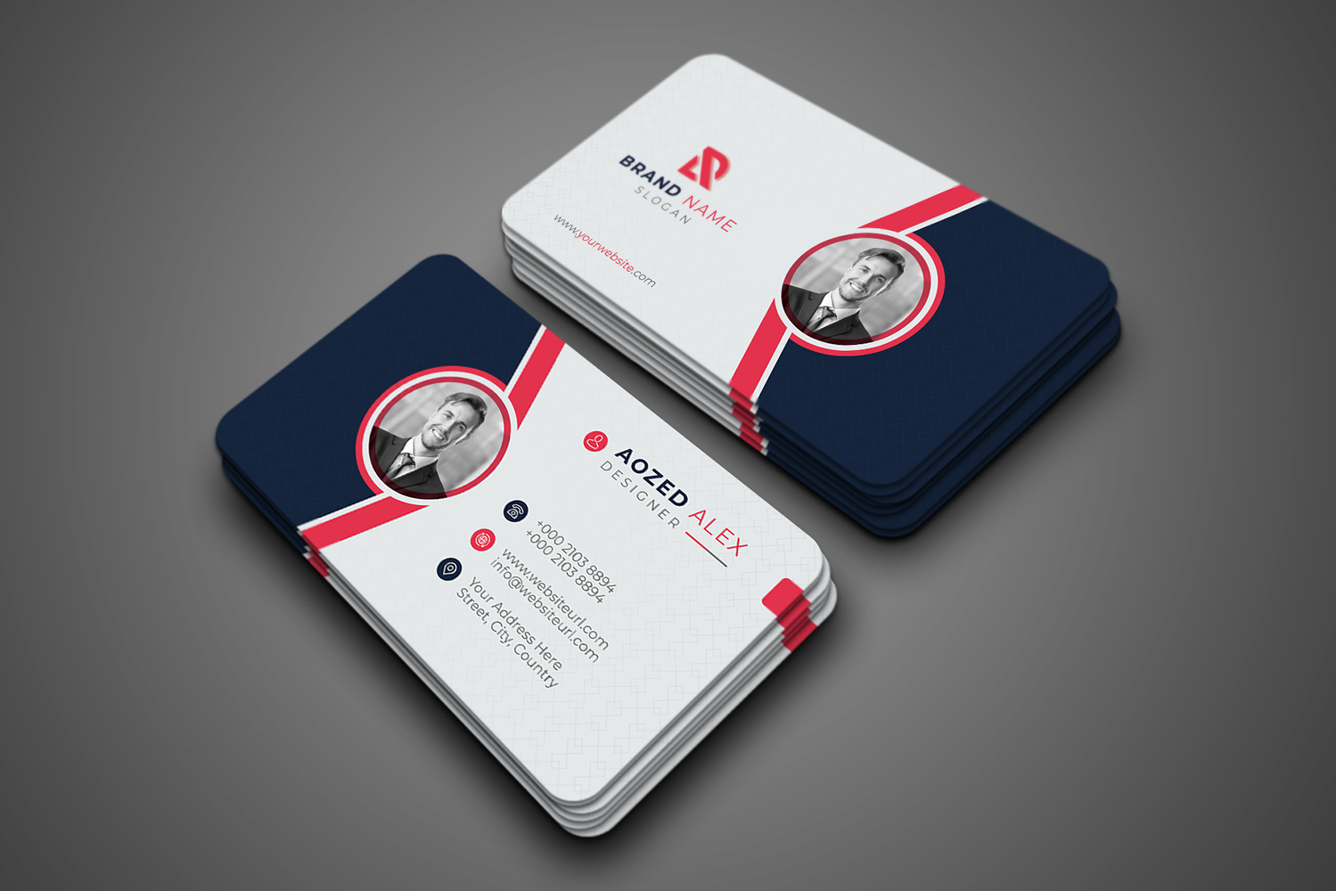 Corporate Business Card Template 1