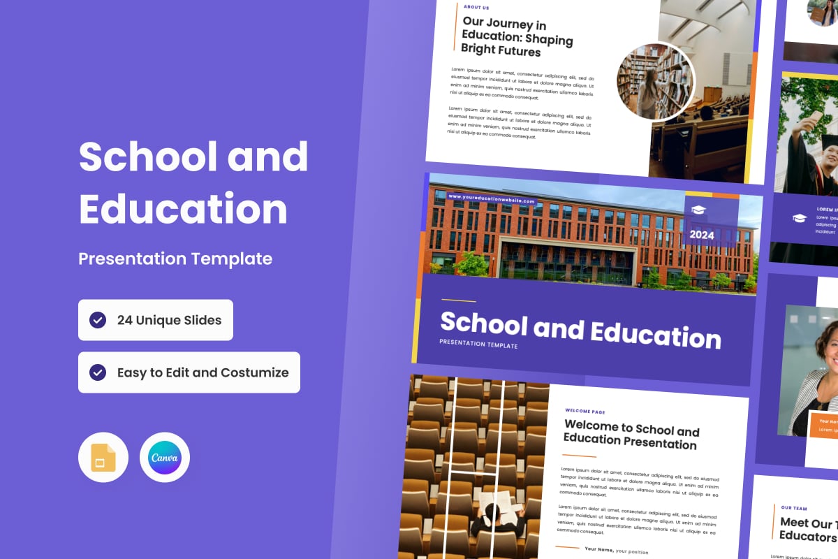 School and Education Presentation Template Slides