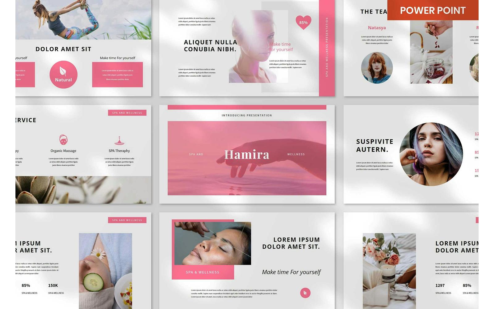 Hamira Spa & Wellness PowerPoint Presentation Templates