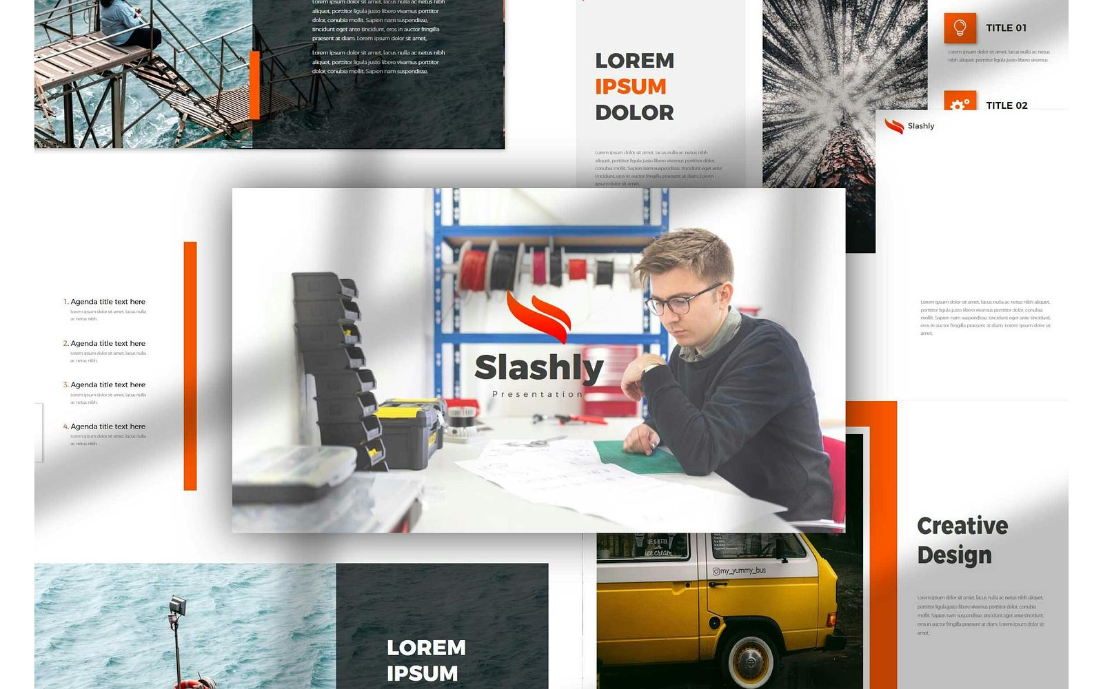 Slashly PowerPoint Presentation Templates