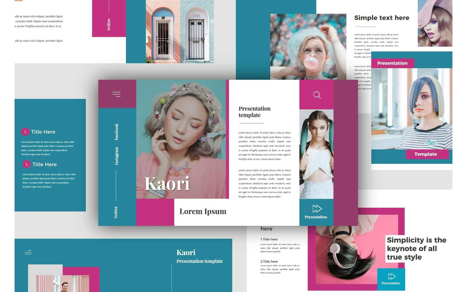 Kaori PowerPoint Presentation Templates