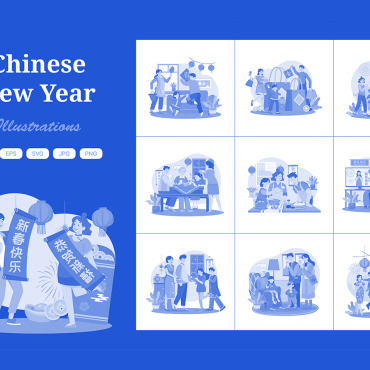 Chinese China Illustrations Templates 408764