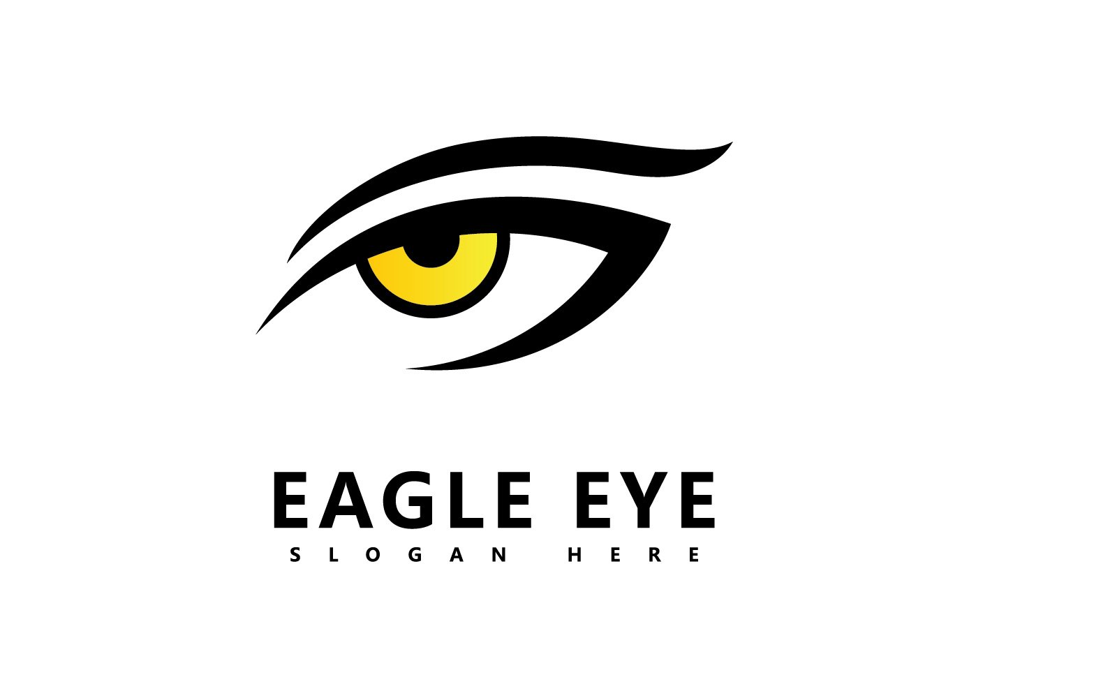 Eagle predator eye falcon bird  logo logos business V3