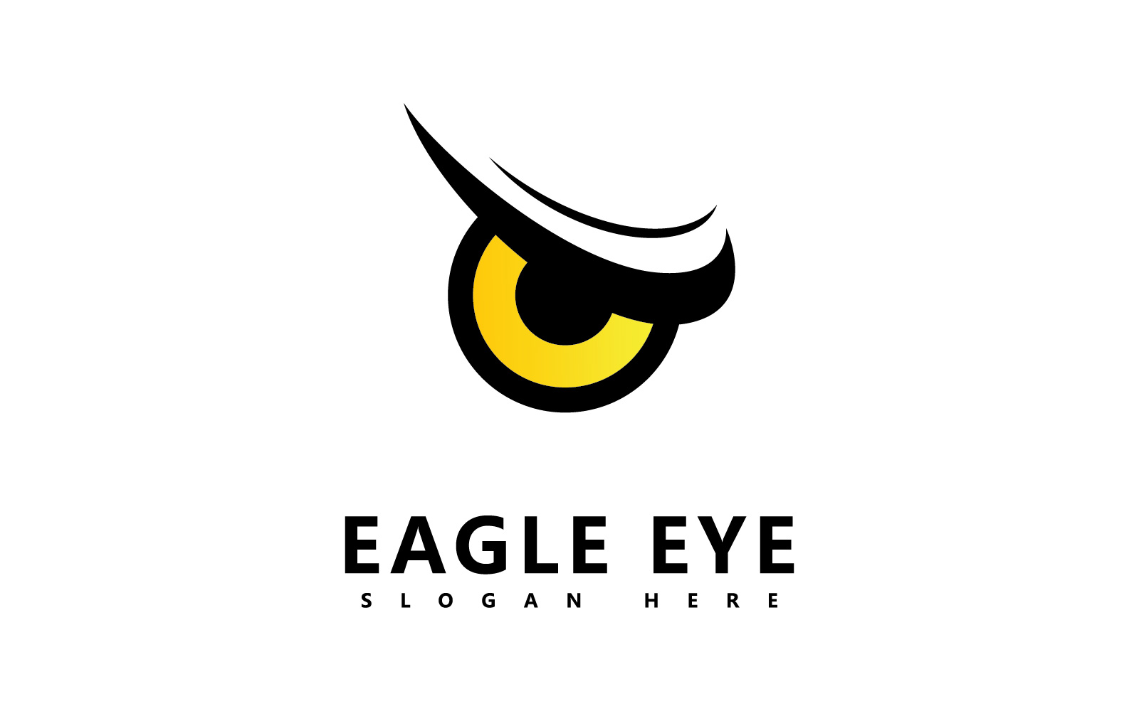 Eagle predator eye falcon bird  logo logos business V4