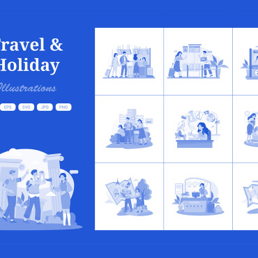 Holiday Adventure Illustrations Templates 408806