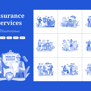 Insurance Money Illustrations Templates 408822
