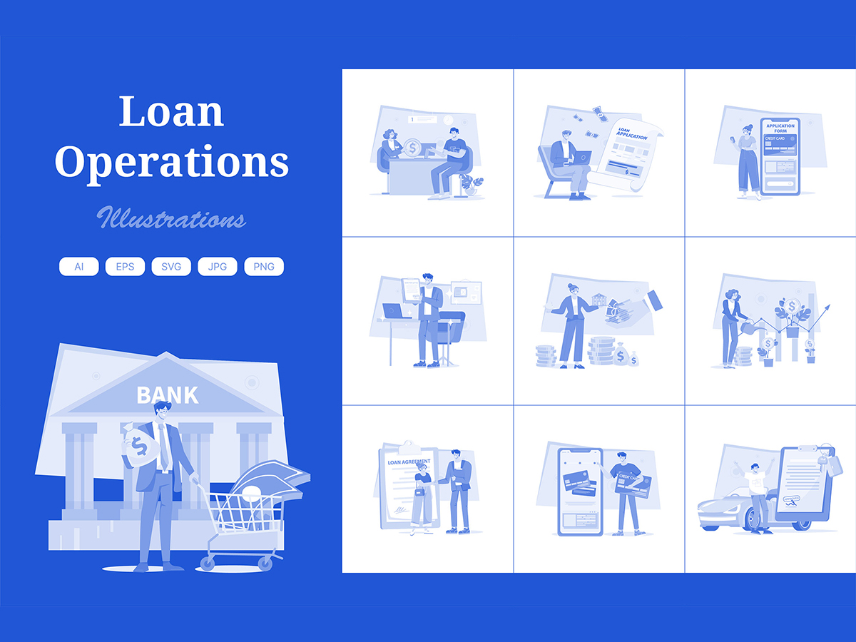 M614_ Loan Operations Illustration Pack 2