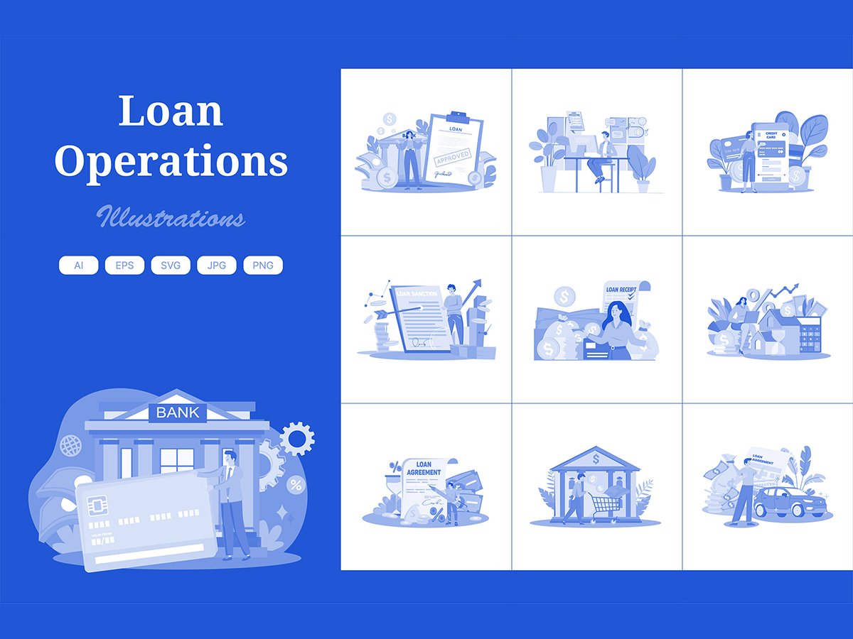 M601_ Loan Operations Illustration Pack 2