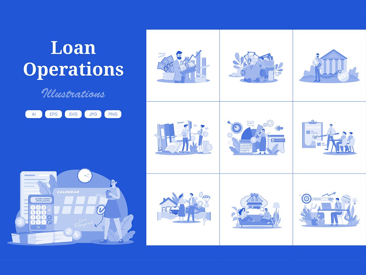 M601_ Loan Operations Illustration Pack 3