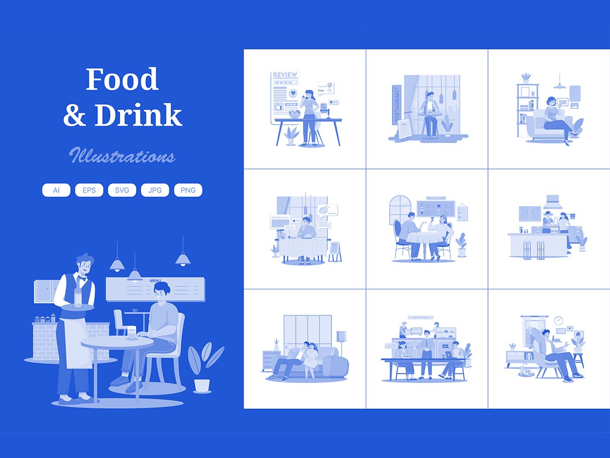 M600_ Food And Drink Illustration Pack 2