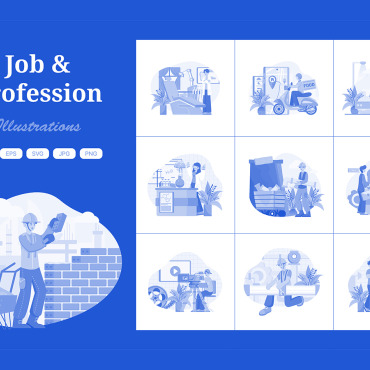 Career Job Illustrations Templates 408868