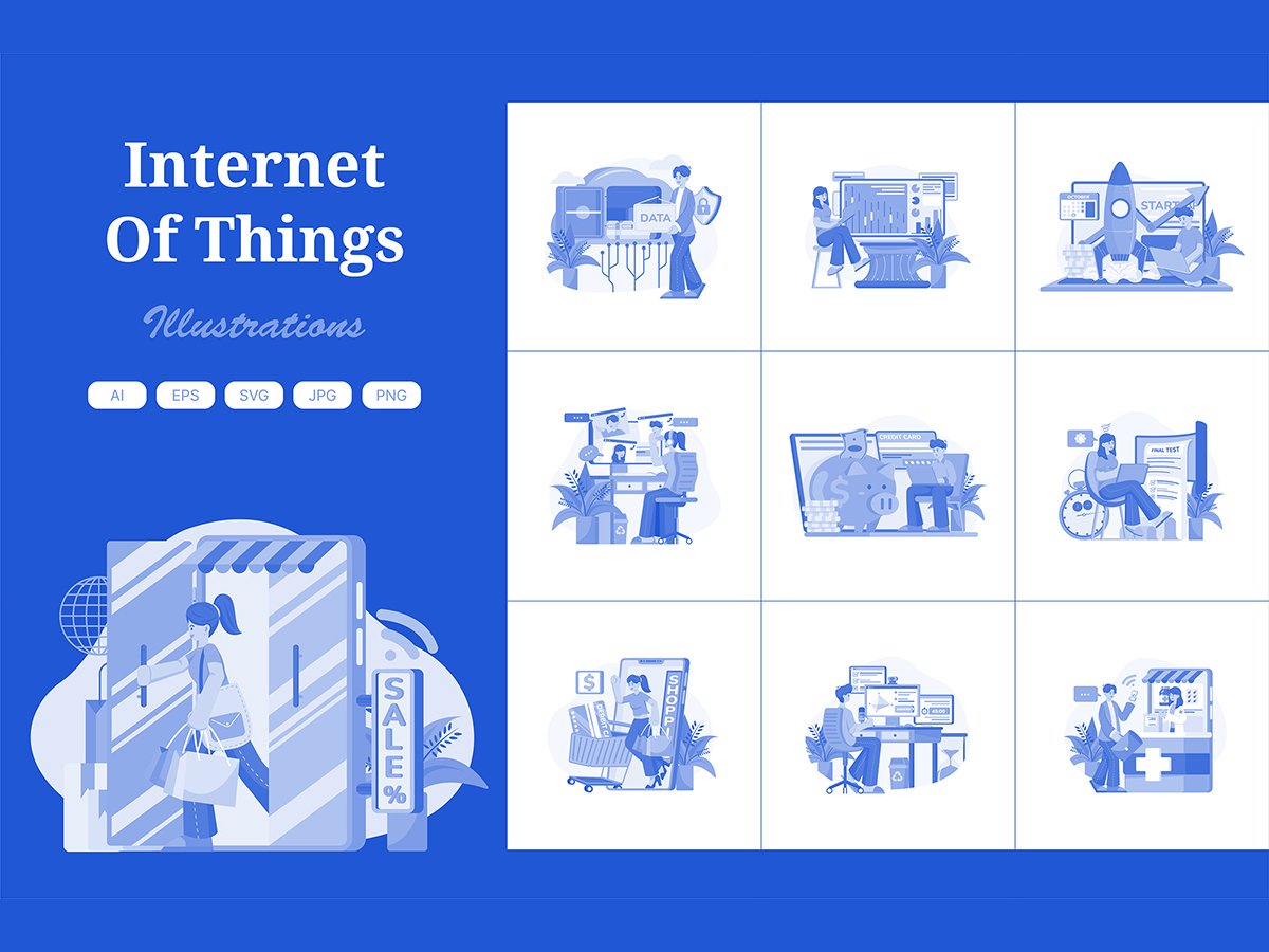 M590_ Internet Of Things Illustration Pack 1
