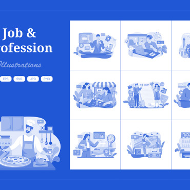 Career Job Illustrations Templates 408874