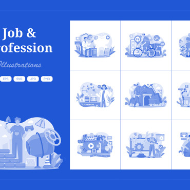 Career Job Illustrations Templates 408875