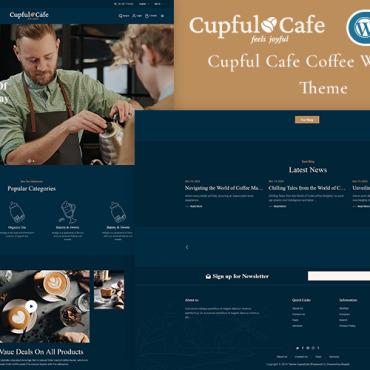 Cafe Coffee WooCommerce Themes 408937