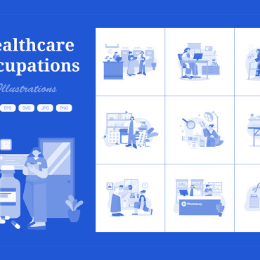 Doctor Patient Illustrations Templates 408961