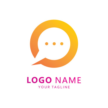 Bubble Message Logo Templates 408986