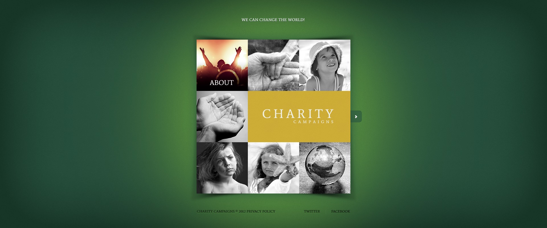 Child Charity Website Template