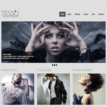 Fashion Brand Responsive Website Templates 40969