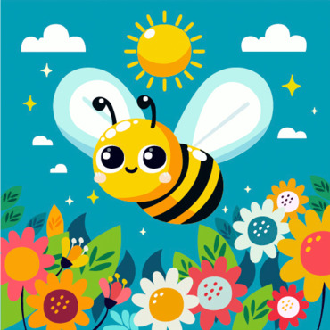 Bee Day Illustrations Templates 409088
