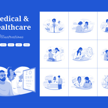 Chemistry Clinic Illustrations Templates 409336